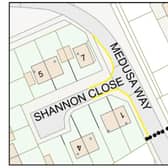 The Shannon Close part of the scheme was scrapped