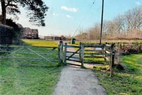 The kissing gate access