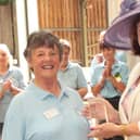 Helen Dunster received the Queen’s Award for Voluntary Service on behalf of BDHRA from Helen Nellis  Lord Lieutenant of Bedfordshire