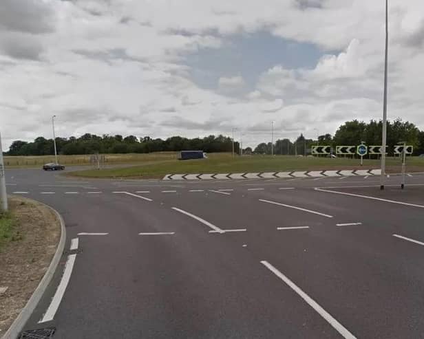 Safety concerns have been raised after a lorry overturned on the A1 near Biggleswade