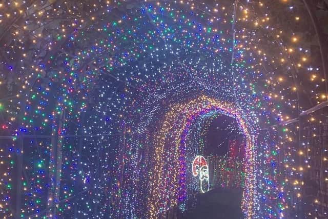 A dazzling gothic-style tunnel is set to wow the crowds.
