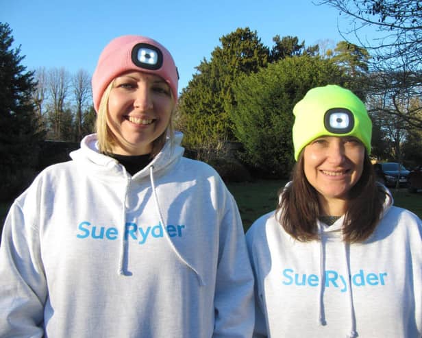 Maryanne (left) and Tanya (right) will swap their office for the valleys and beautiful mountain scenery of Iceland this March to raise vital funds for Sue Ryder