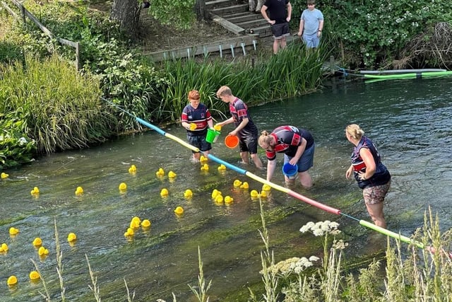 Volunteers went quackers at popular Duck Race which kicked off this year's annual carnival events