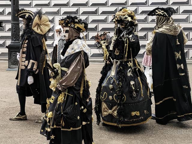 Some of the costumes are works of art