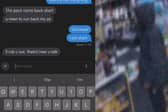 Threatening messages and CCTV uncovered by officers
