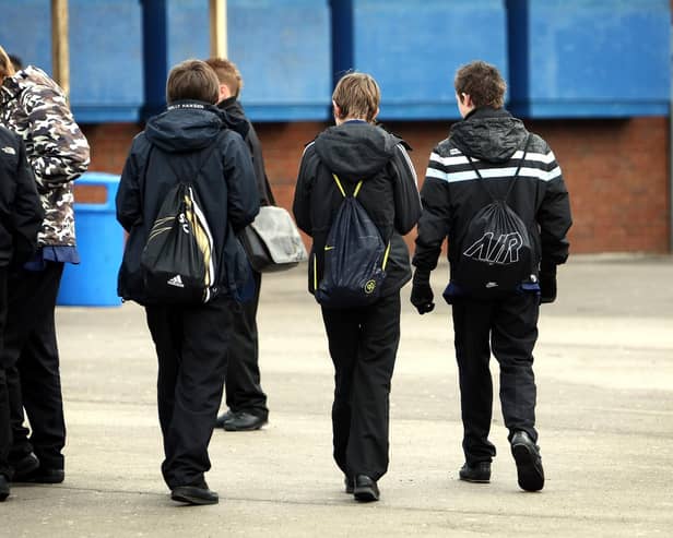 File picture of school pupils. Picture credit David Jones/PA