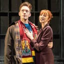 Dan Partridge as Charlie Price & Kara Lily Hayworth as Nicola in KINKY BOOTS