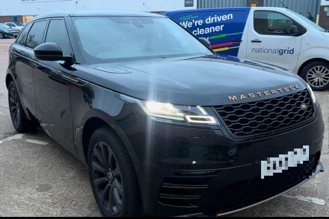 The Range Rover Velar. The family now has a new car - but not from Cinch. Image: Sam Saterlay.