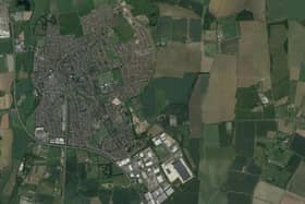 Aerial view of Biggleswade