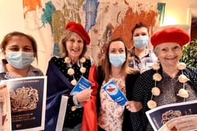 Oak Manor staff and residents are embarking upon a world tour! Image: Oak Manor.