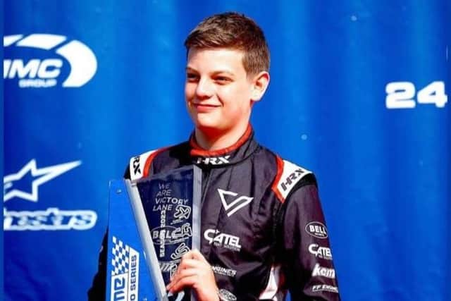 Cathal Clark enjoyed huge success in the karting world.