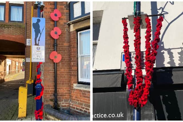 Beautiful poppy displays. Image: Shefford Town Council.