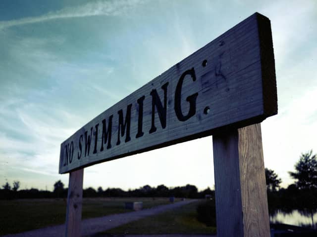 Members of the public are being warned not to swim in rivers during the hot weather