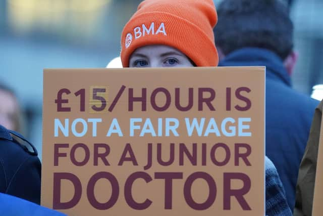 Almost 1,000 appointments were postponed at Bedfordshire Hospitals Trust due to the junior doctors' strike this month