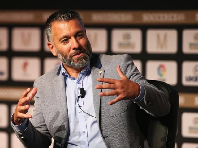 Biggleswade United chairman Guillem Balague