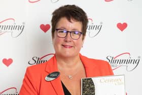 Dawn Breacher with her award