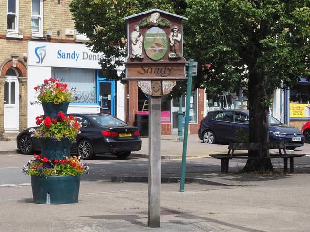 Sandy town centre. Picture: Tony Margiocchi