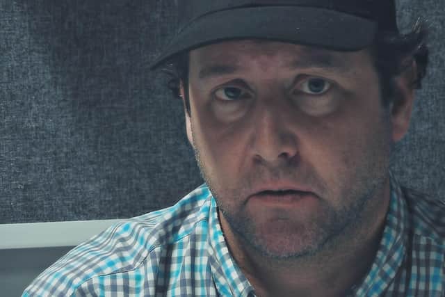 Suspect Scott Paterson in police interview. Picture: Channel 4