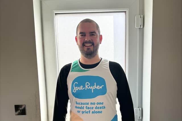 Jake will be taking to the streets of London to run the iconic London Marathon for Sue Ryder.