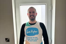 Jake will be taking to the streets of London to run the iconic London Marathon for Sue Ryder.