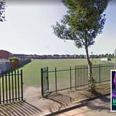 Land off Eagle Farm Road and, inset, a fairground. Google/Stock image.