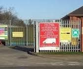 Central Beds residents have been banned from using recycling centres in Herts, including this one in Stevenage