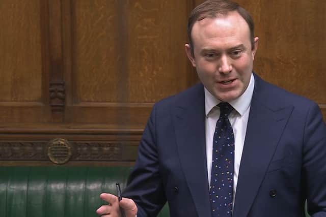 Blake in the House of Commons pushing the Government to deliver the Universal Studios project