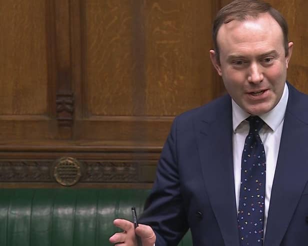 Blake in the House of Commons pushing the Government to deliver the Universal Studios project
