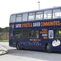Businesses Against Abuse bus at launch