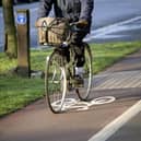 Cycle lane. Photo by Damian Gillie/Construction Photography/Avalon/Getty Images.