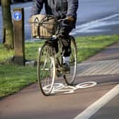Cycle lane. Photo by Damian Gillie/Construction Photography/Avalon/Getty Images.