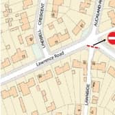 Plans showing the location of the proposed traffic restriction. Pic: Biggleswade Town Council