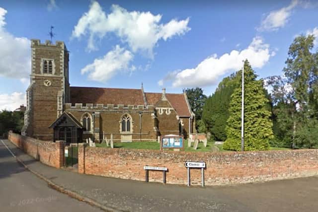 All Saints Church, Campton. Image: Google.