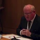 Ian Dalgarno. Screenshot Environment and Sustainable Communities Overview and Scrutiny Committee Thursday, 23rd November 2023 Image: LDRS