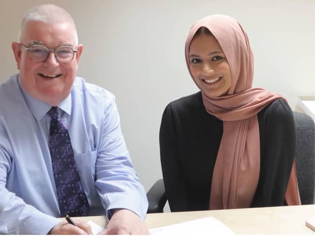 PCC John Tizard with Ms Umme Ali Photo: Labour Party