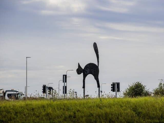 The Black Cat roundabout
