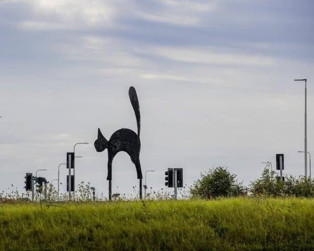 The Black Cat roundabout