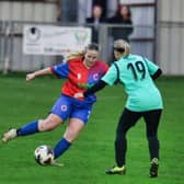 Alex Best in action for Biggleswade United.
