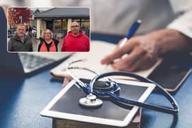 The BIGG Healthcare Survey has been launched by from left, Cllr Paul How (Biggleswade West), Cllr Hayley Whitaker (Biggleswade West) and Cllr Gareth Tranter (Biggleswade East)