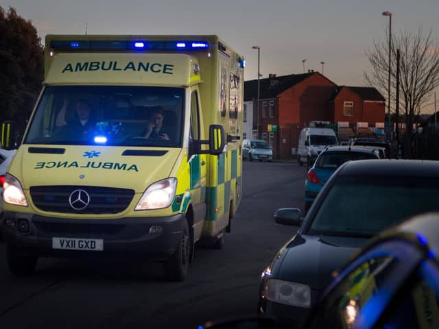 Ambulance workers are also frequent victims of assault, the figures show (Photo by Matt Cardy/Getty Images)