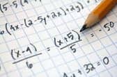 Maths stock image