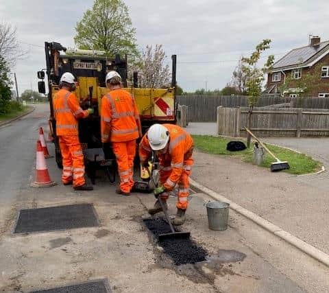 Central Bedfordshire Council says more work is being done to sort out the scourge of potholes