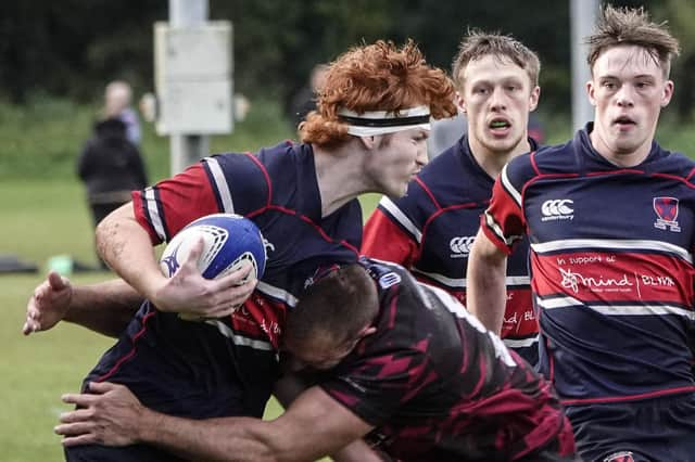 Action from Biggleswade's win over Queens.