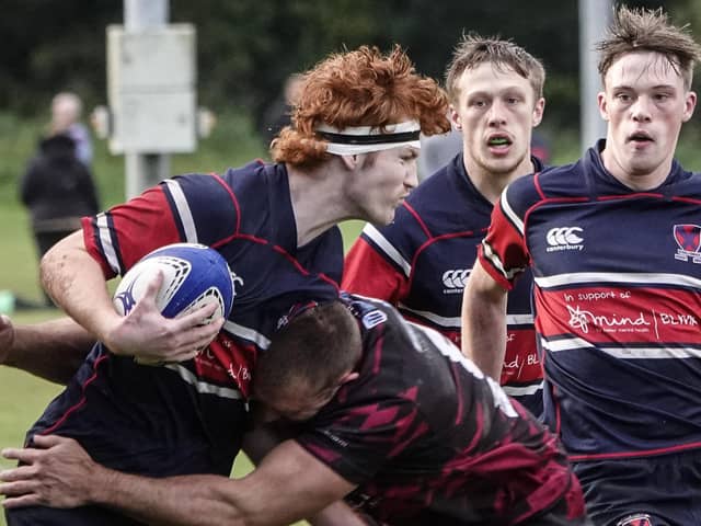 Action from Biggleswade's win over Queens.