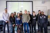 Graham Scott and students