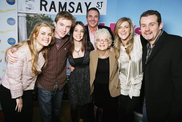 Cast members from the series Neighbours, which has just ended after many years on TV (photo: Getty Images)