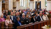 Dignitaries seated during the Service