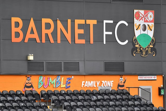 Former EFL side Barnet FC have an average attendance of 1,540 this season.