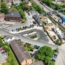 Drone images, courtesy of Drone Photos Sandy, show that work to get step-free access at Biggleswade Railway Station is well underway