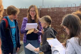 Students at Etonbury Academy celebrate a fantastic set of GCSE results